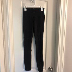 Lululemon Black Runder Under Pant Reversable sz 2